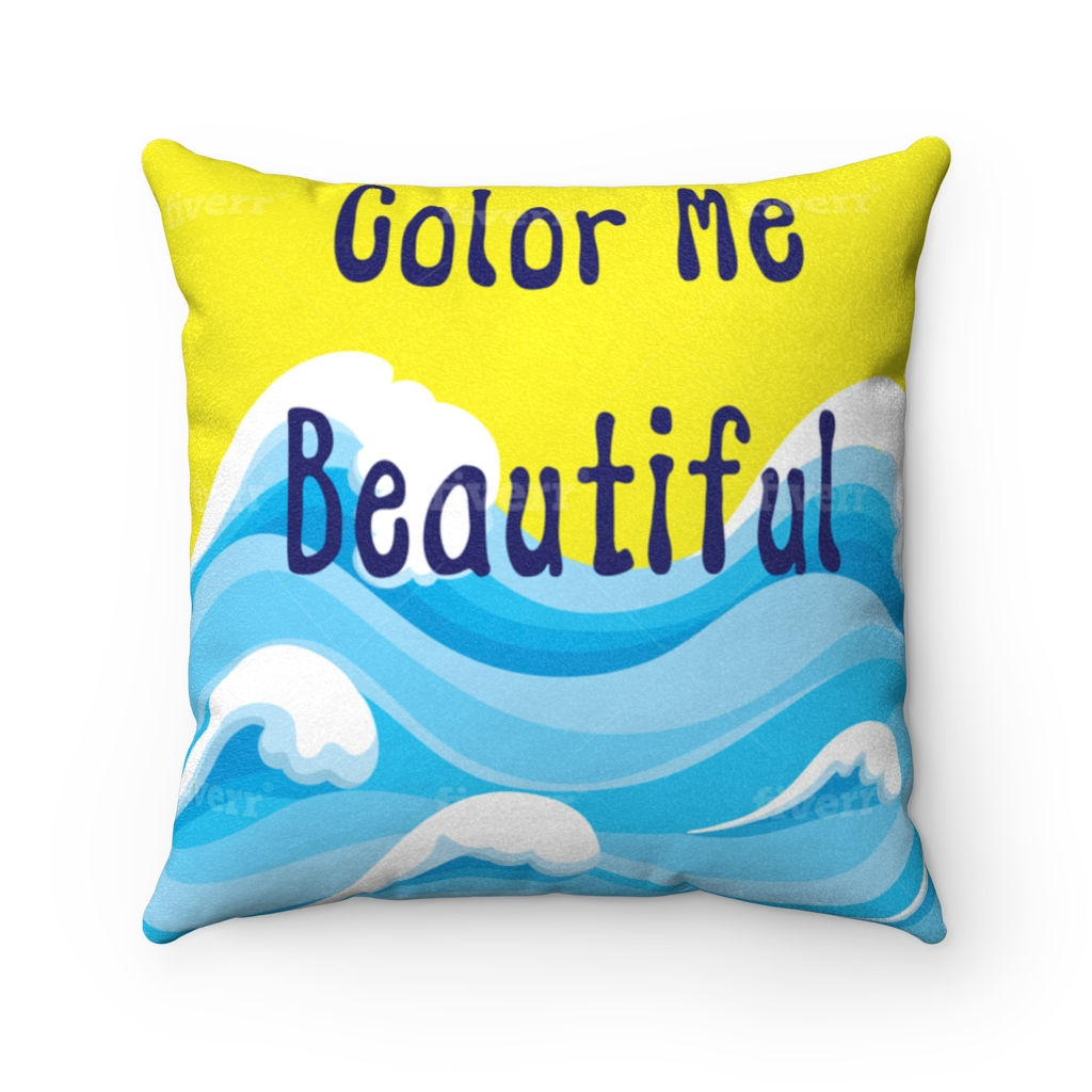 Faux Suede Square Pillow
