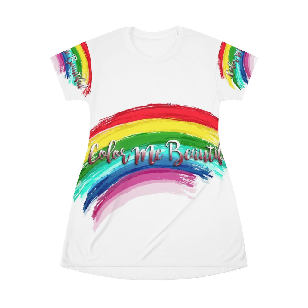 All Over Print T-Shirt Dress