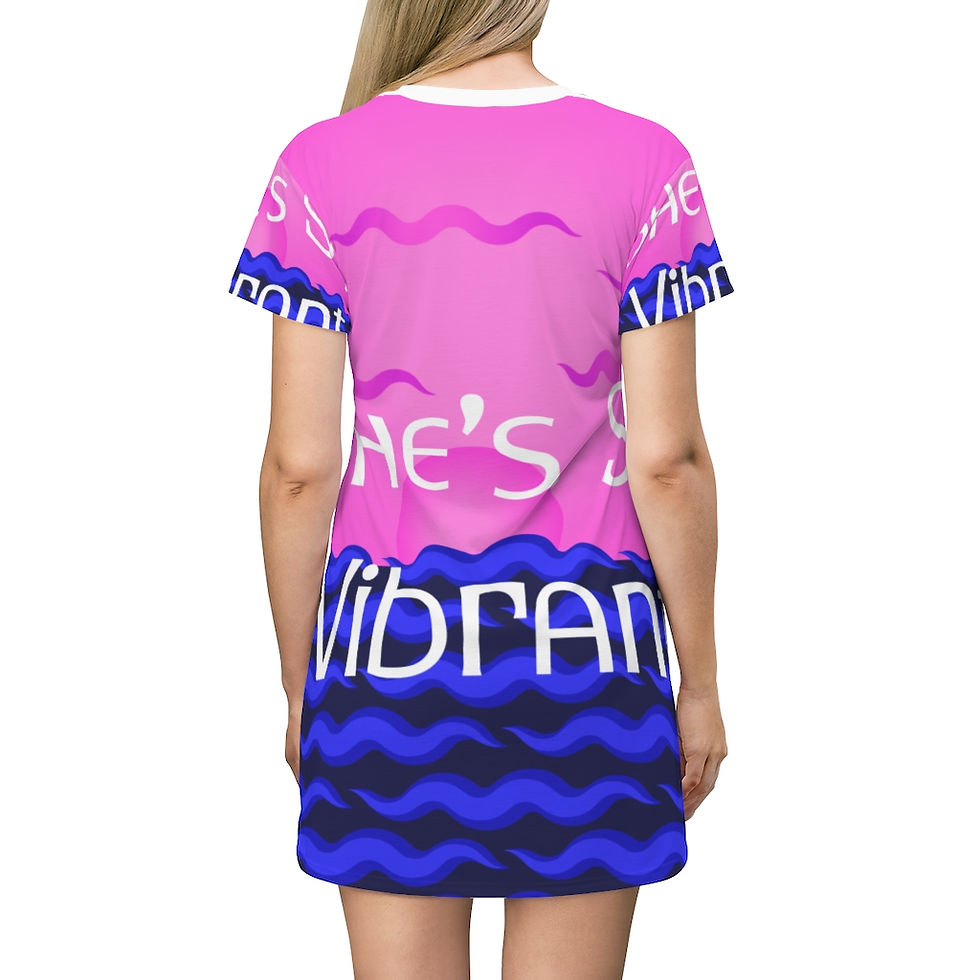 Thumbnail: All Over Print T-Shirt Dress