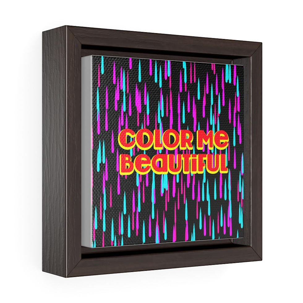 Square Framed Premium Gallery Wrap Canvas