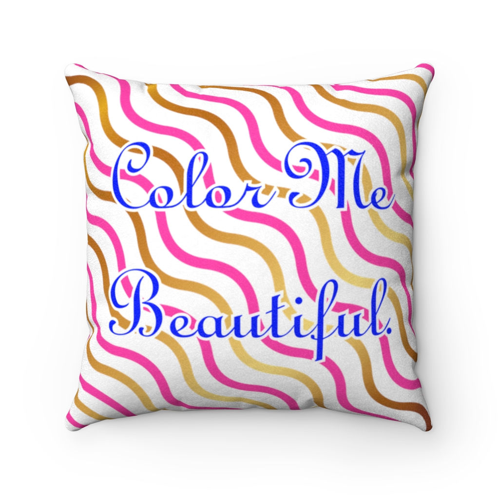 Faux Suede Square Pillow