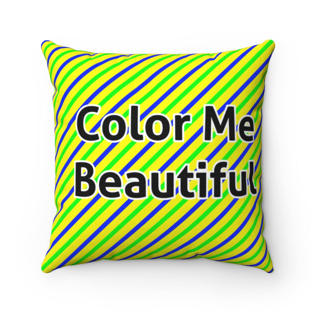 Spun Polyester Square Pillow