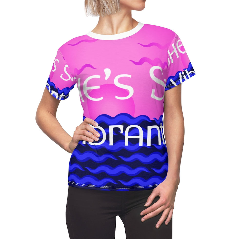 Thumbnail: Women's AOP Cut & Sew Tee