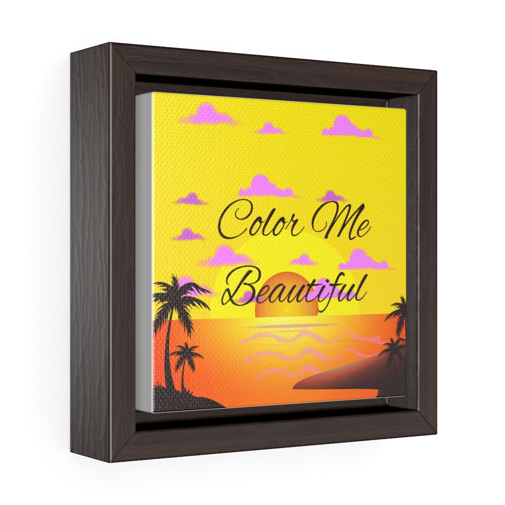 Square Framed Premium Gallery Wrap Canvas