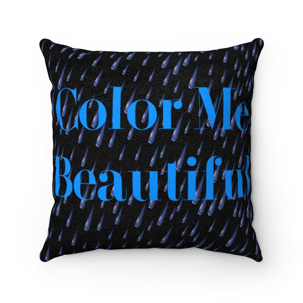 Faux Suede Square Pillow