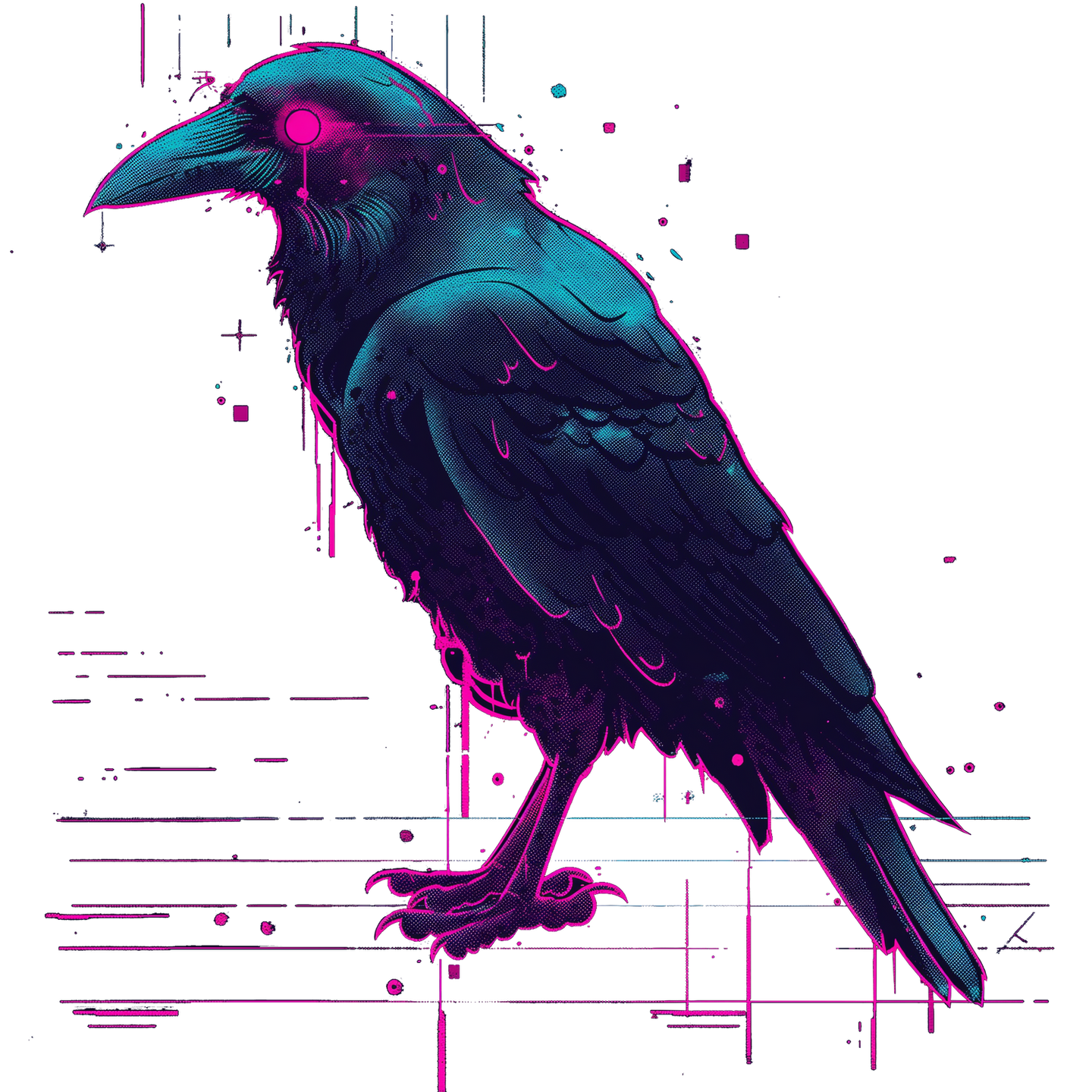 Cyberpunk Raven