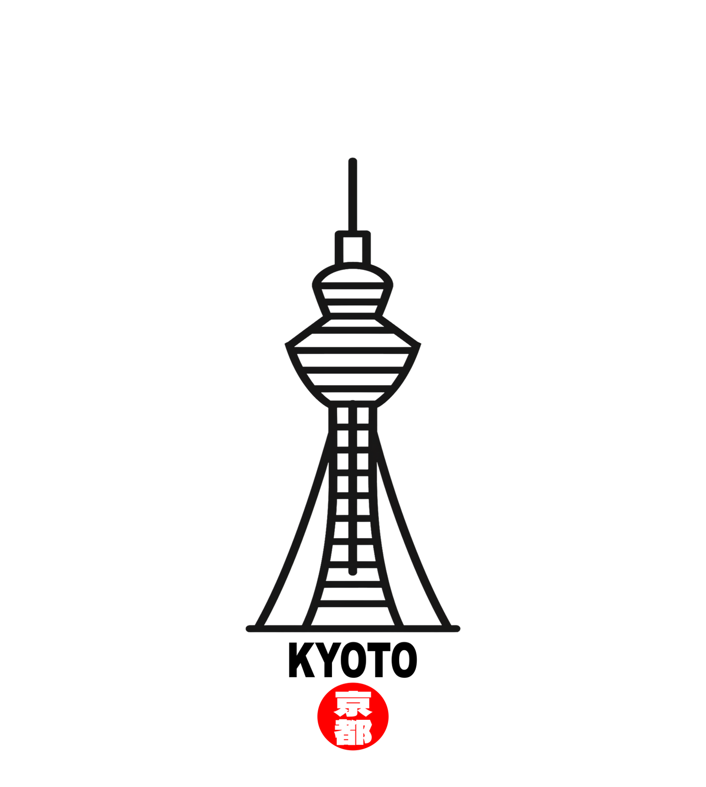 Minimalist Kyoto Tower