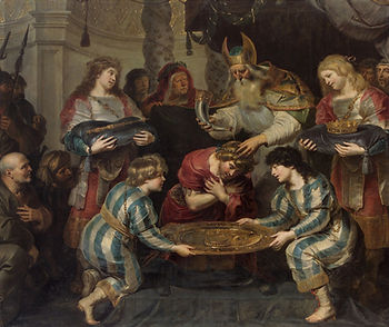 The Anointing of Solomon, about 1630, by Cornelis de Vos, Kunsthistorisches Museum Wien
