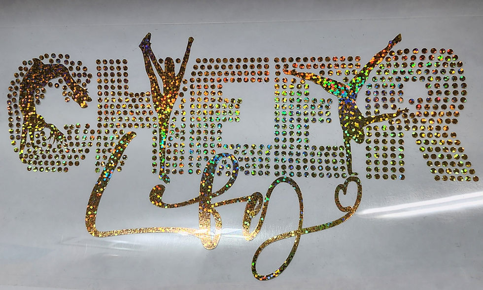 Thumbnail: 10" Cheer life spangle transfer