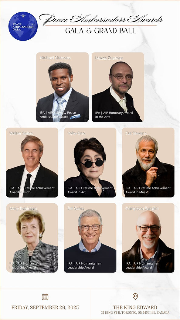 Peace Ambassadors Gala Marble BG
