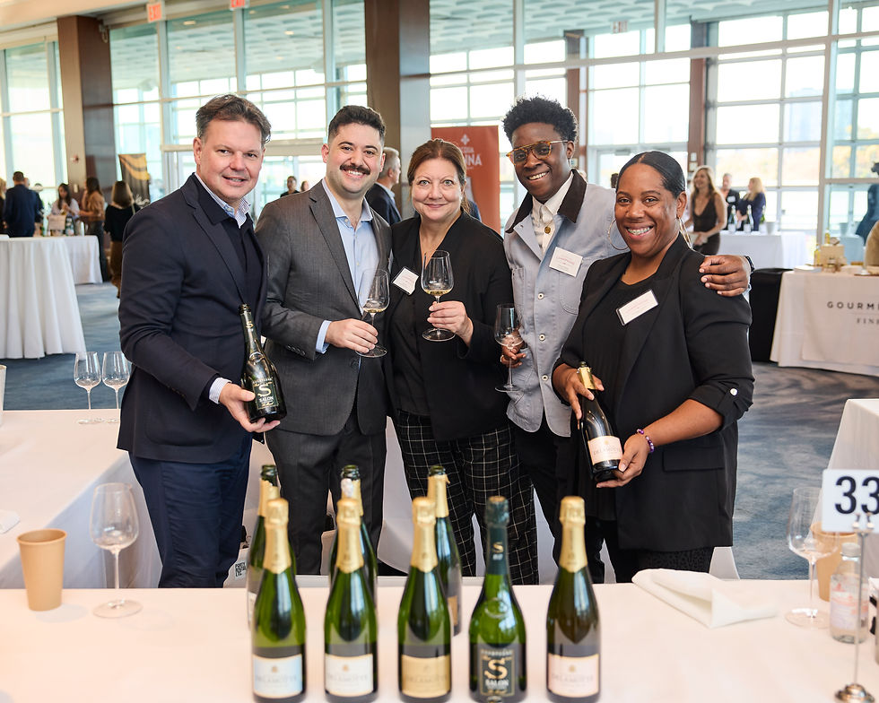 The Salon and Delamotte Lineup at La Fête 2024. Photo courtesy of @jamescfrench