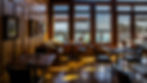 The dining room at Harbor House Inn overlooking the Pacific Ocean