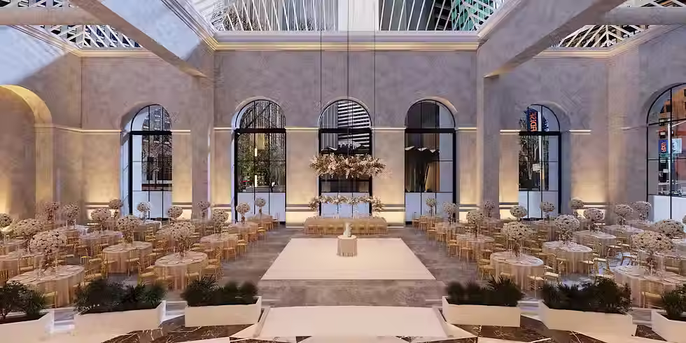 The main event space at The Conservatory at One Sansome