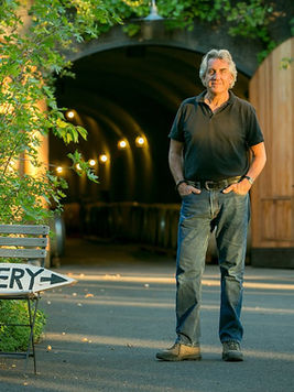 The winemaker of Kongsgaard at the production facility