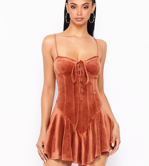 white christmas dresses NAVY VELVET CORSET MINI DRESS – Sudietuz