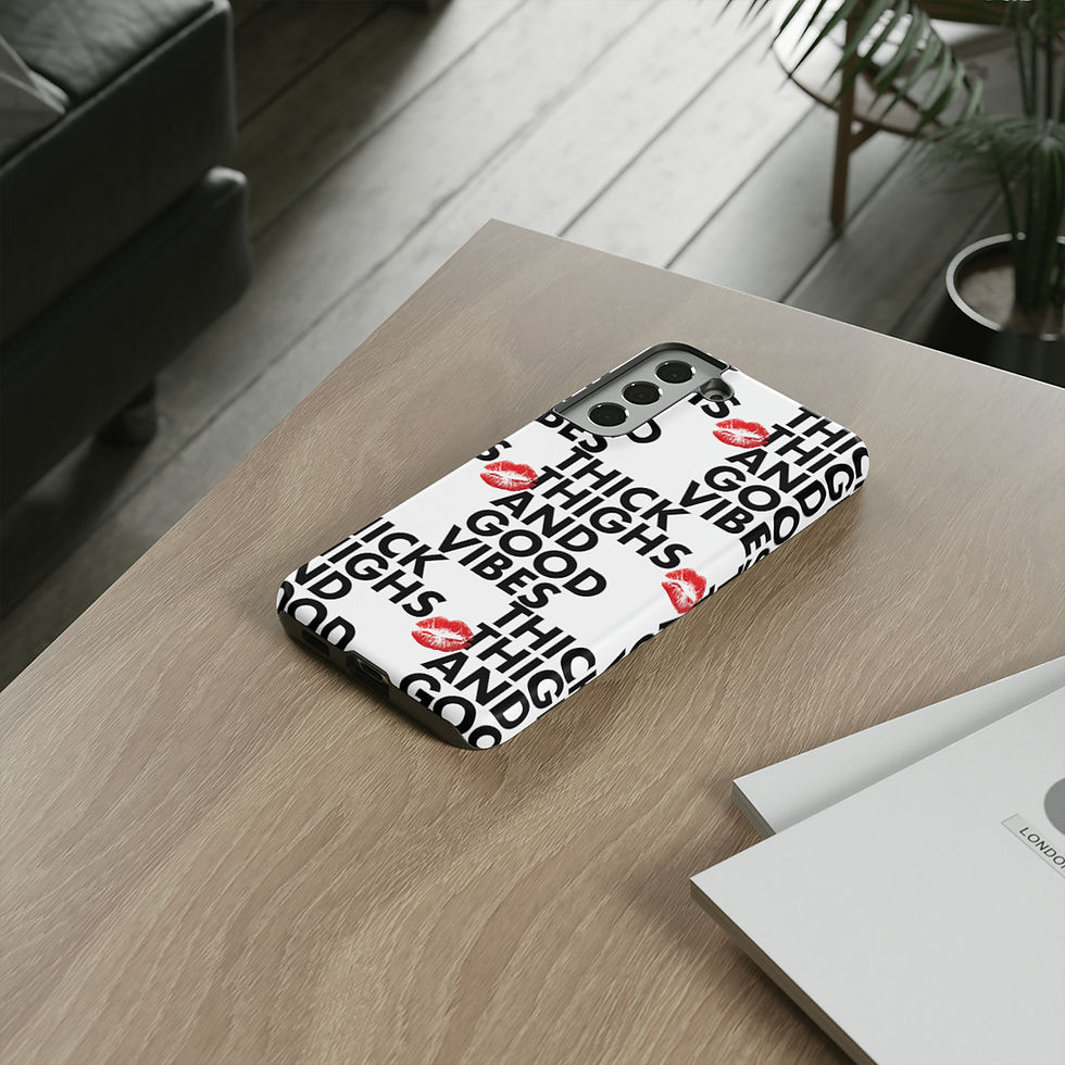 Thumbnail: "Thick Thighs and Good Vibes" Tough Phone Case for Various Models