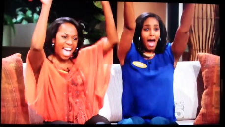 Me & my girl on "Celebrity Name Game