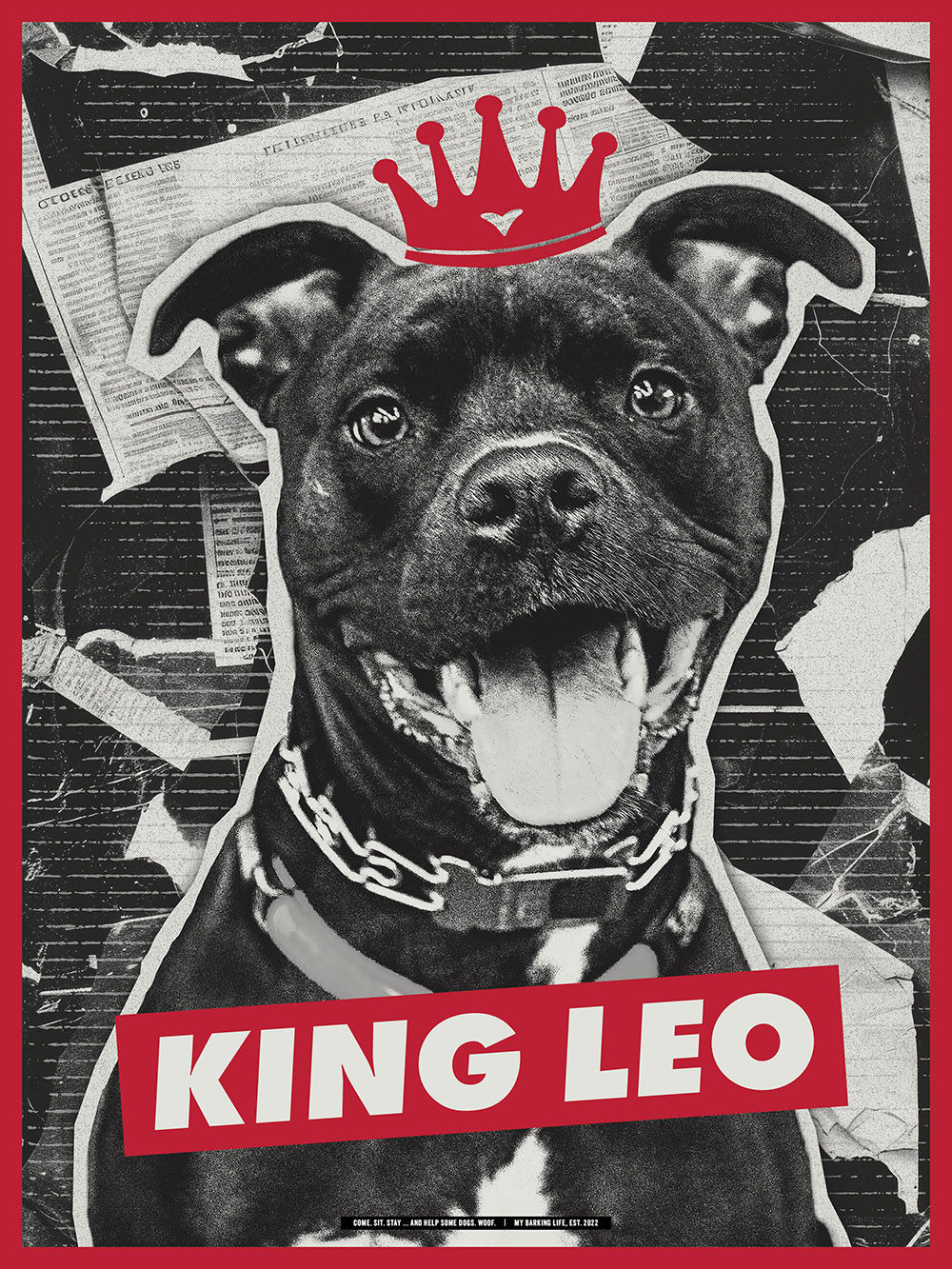 Kings and Queens Rule Supreme Custom Giclee Pet Portrait