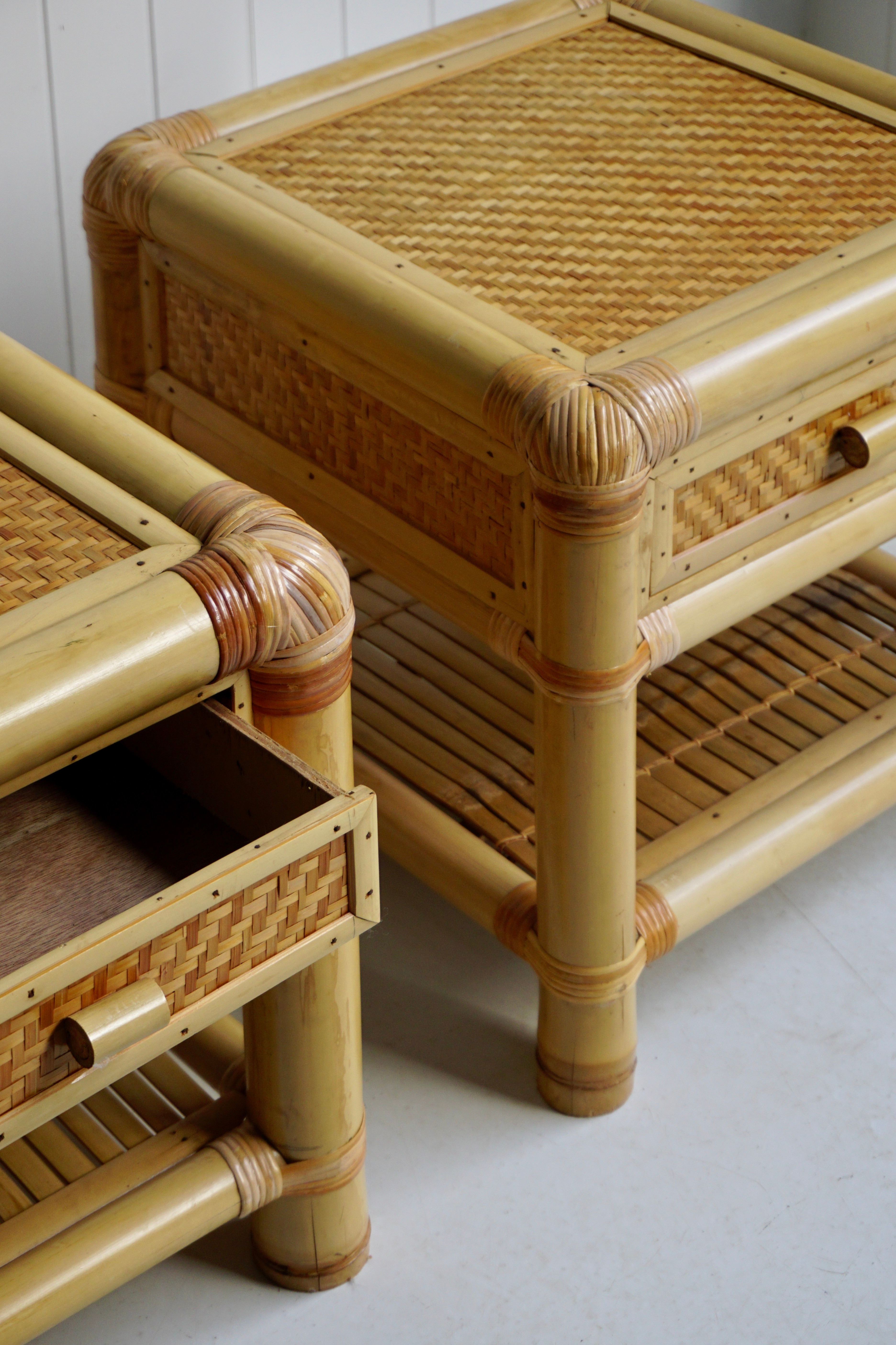 BAMBOO BEDSIDE DRAWERS