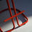 Thumbnail: Pair of Red Tubular Bar Stools