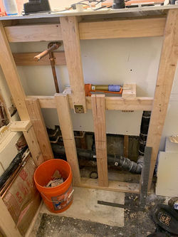 Framing for Bath Remodel