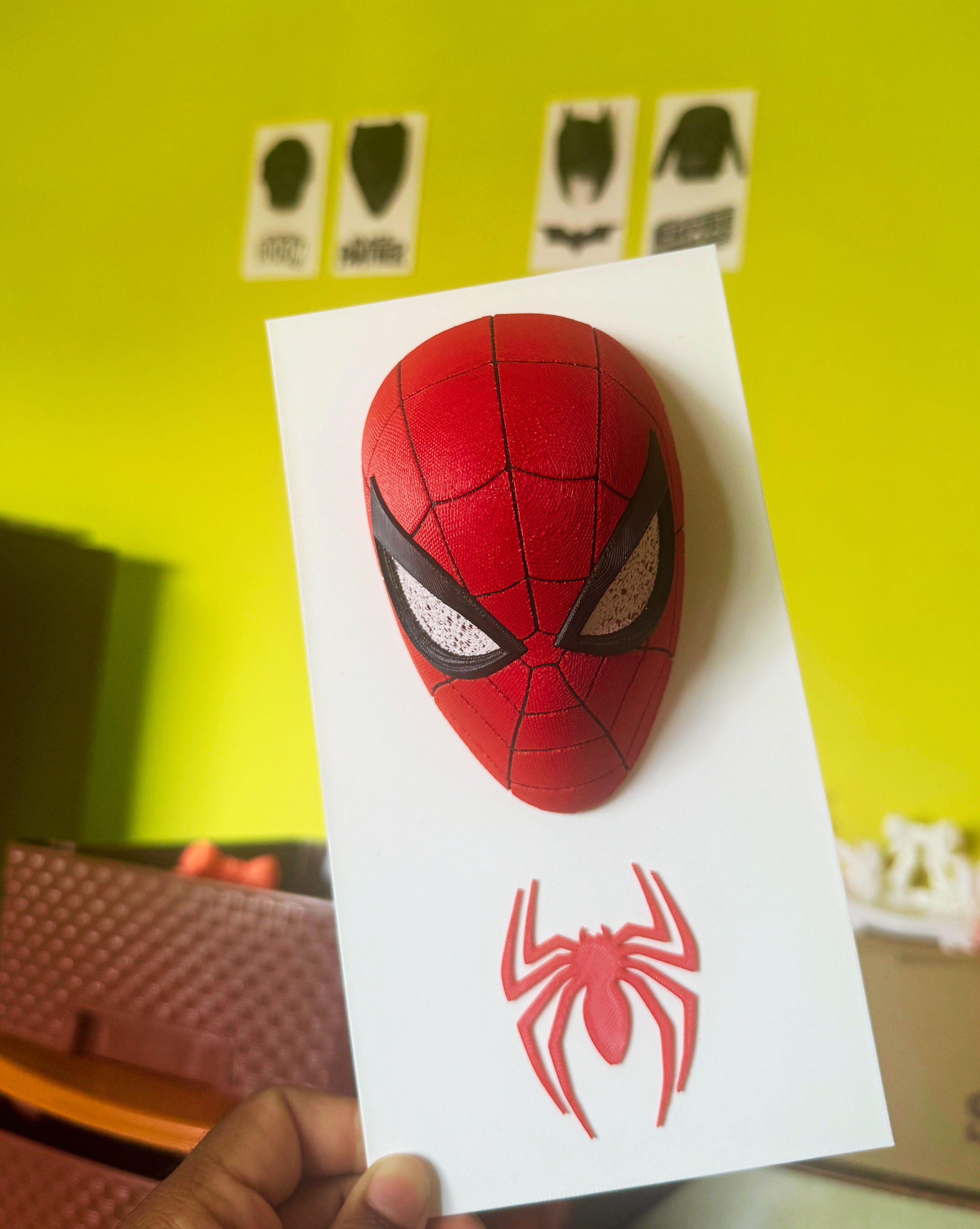 Spider-Man 3D Mask Wall Art