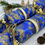 Thumbnail: Gold Metallic Trees Fabric Crackers Set of 2 Reusable, Pullablel