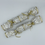 Thumbnail: Fabric Christmas Eco Crackers Gold & Silver Holly - Set of 2