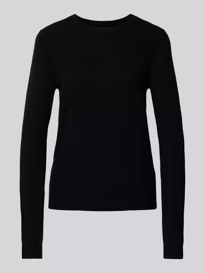 Küçük resim: Christian Berg Woman  knit sweater in pure cashmere in black SW20156
