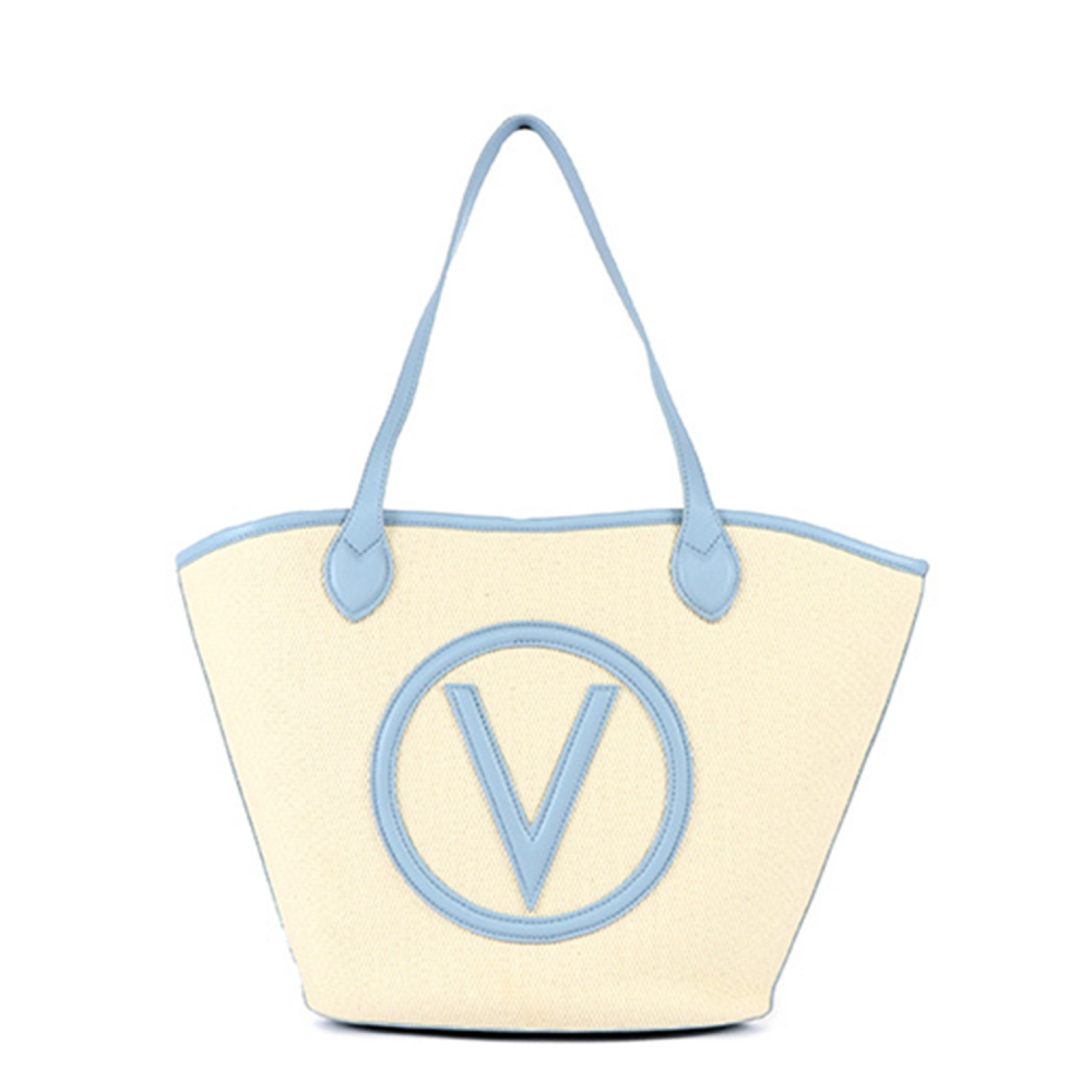 BAG Valentino Bags Covent Beige & Brown Shopper B20001