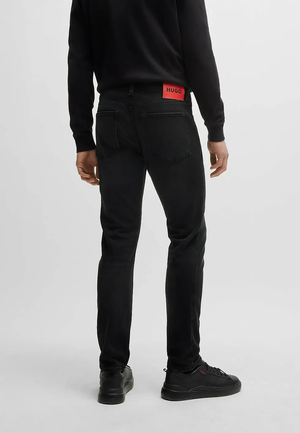 Miniatura: HUGO Slim fit jeans - black five TR10056