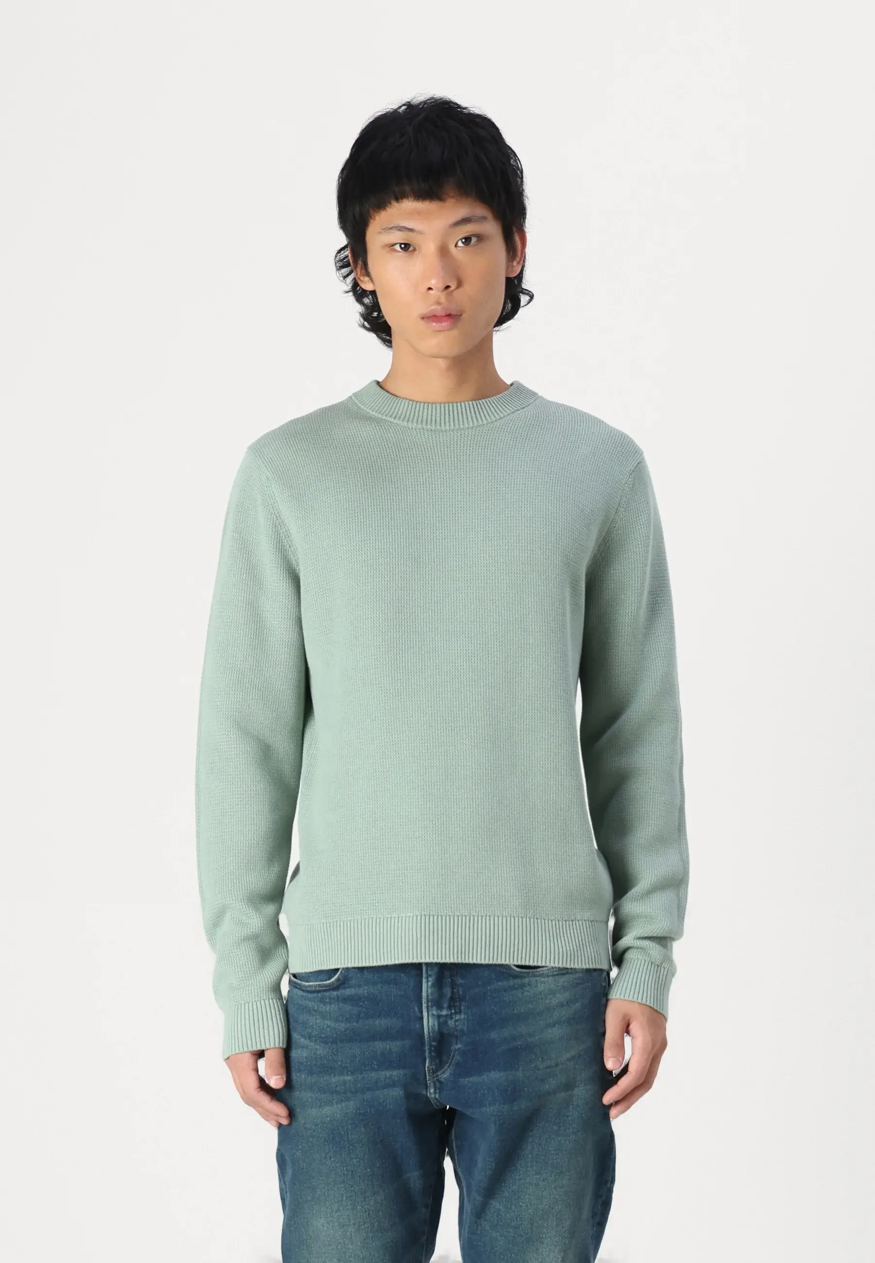 SELECTED SLHDANE STRUCTURE CREW NECK - Jumper SW10014
