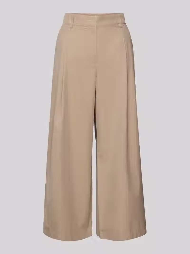 Miniatura: Christian Berg Woman Culottes with welt pockets at the back in beige TS20064