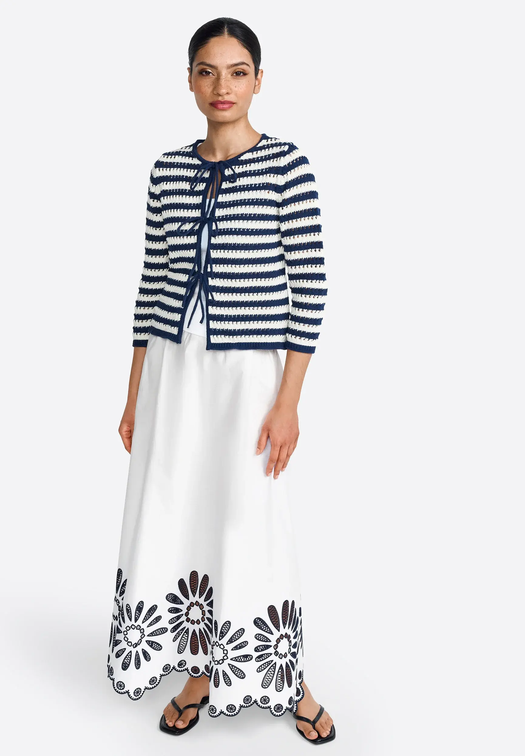 CARDIGAN Rich & Royal Cardigan - midnight blue CD20038