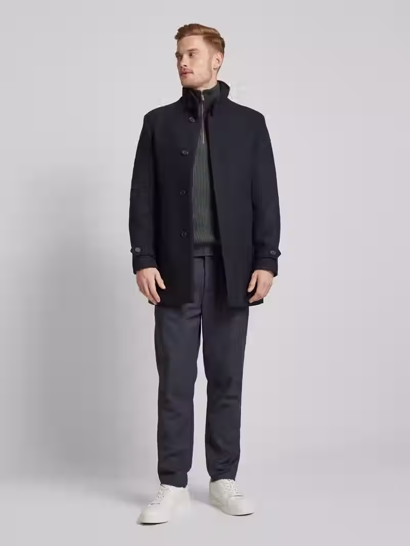 Miniatura: SWEATSHIRT JAKE*S STUDIO MEN Collared sweatshirt with ribbed trim SW10229