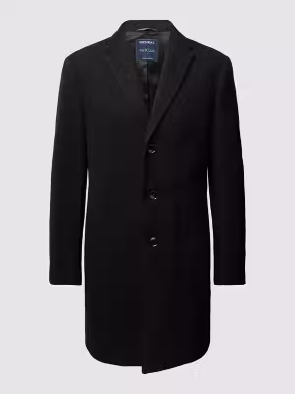 Miniatura: MCNEAL Coat with lapel collar in black C10006