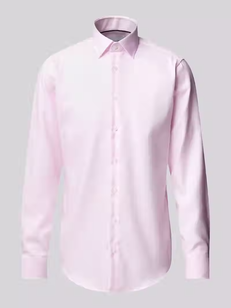 Küçük resim: Christian Berg Men Regular fit business shirt with Kent collar in pink SH10227