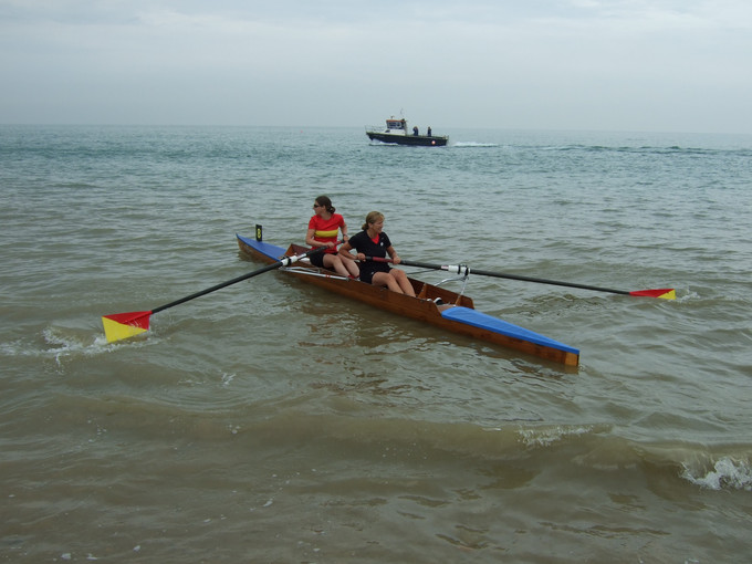 Rowena Suthers and Paula Hubens in the women's senior pair