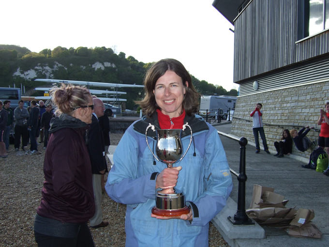 Paula with trophy