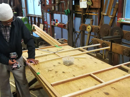 七夕飾り作り開始