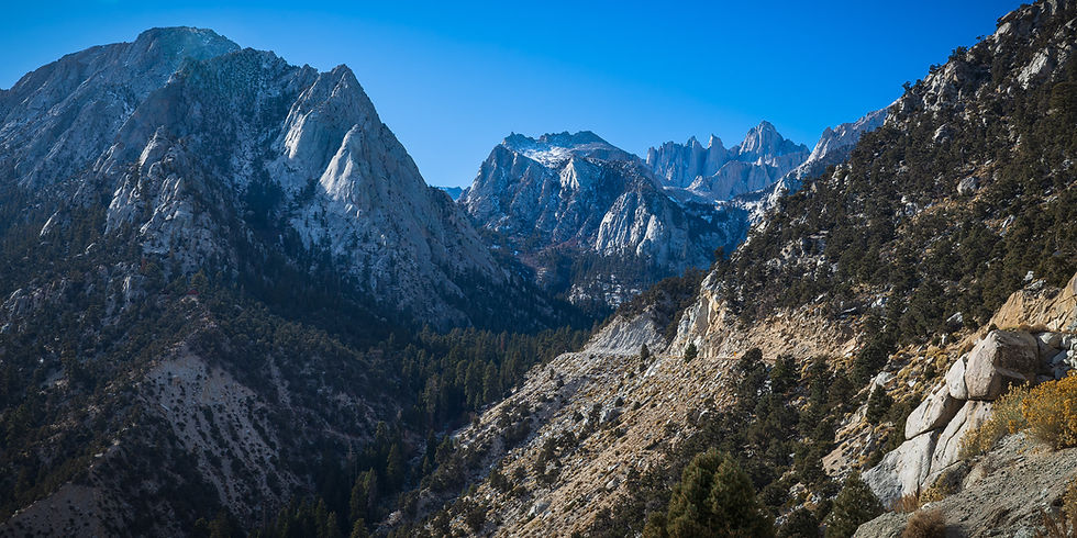 Mount Whitney and the Eastern Sierra Mountains