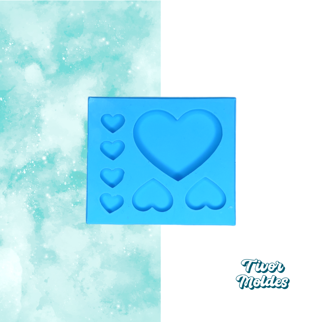 Molde - Shaker Bits Corações