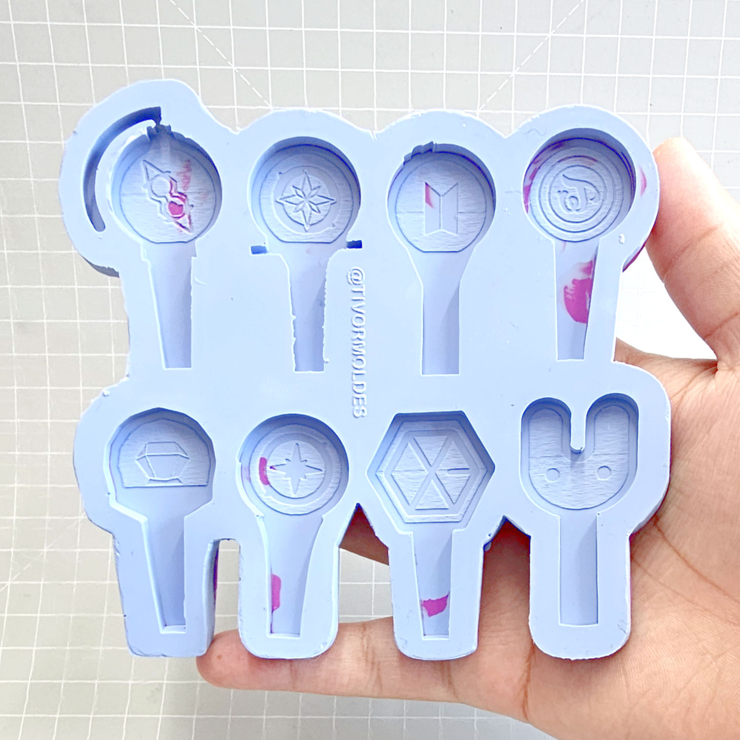 Molde - Paleta Mini Lightsticks