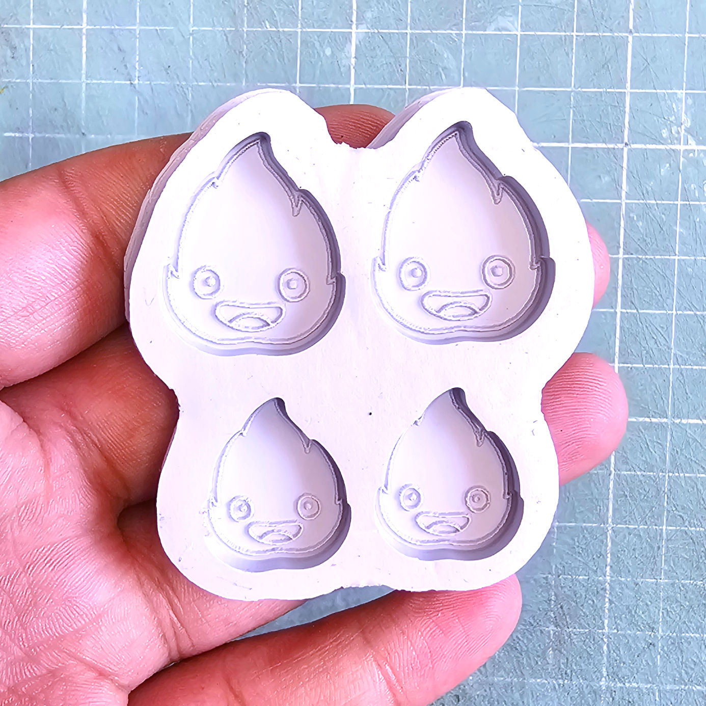 Molde - Brincos Calcifer