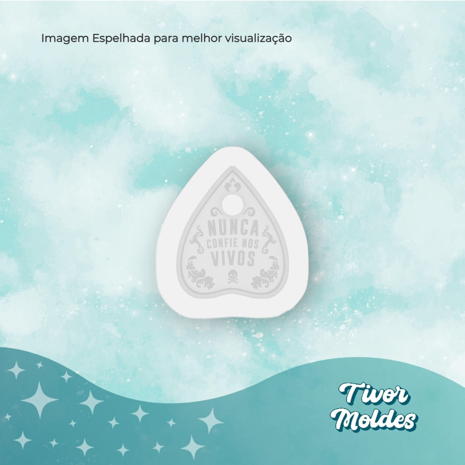 Molde - Marcador Ouija Nunca confie sólido