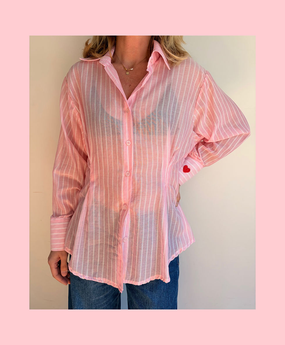 Miniatura: Camicia sorbetto rosa