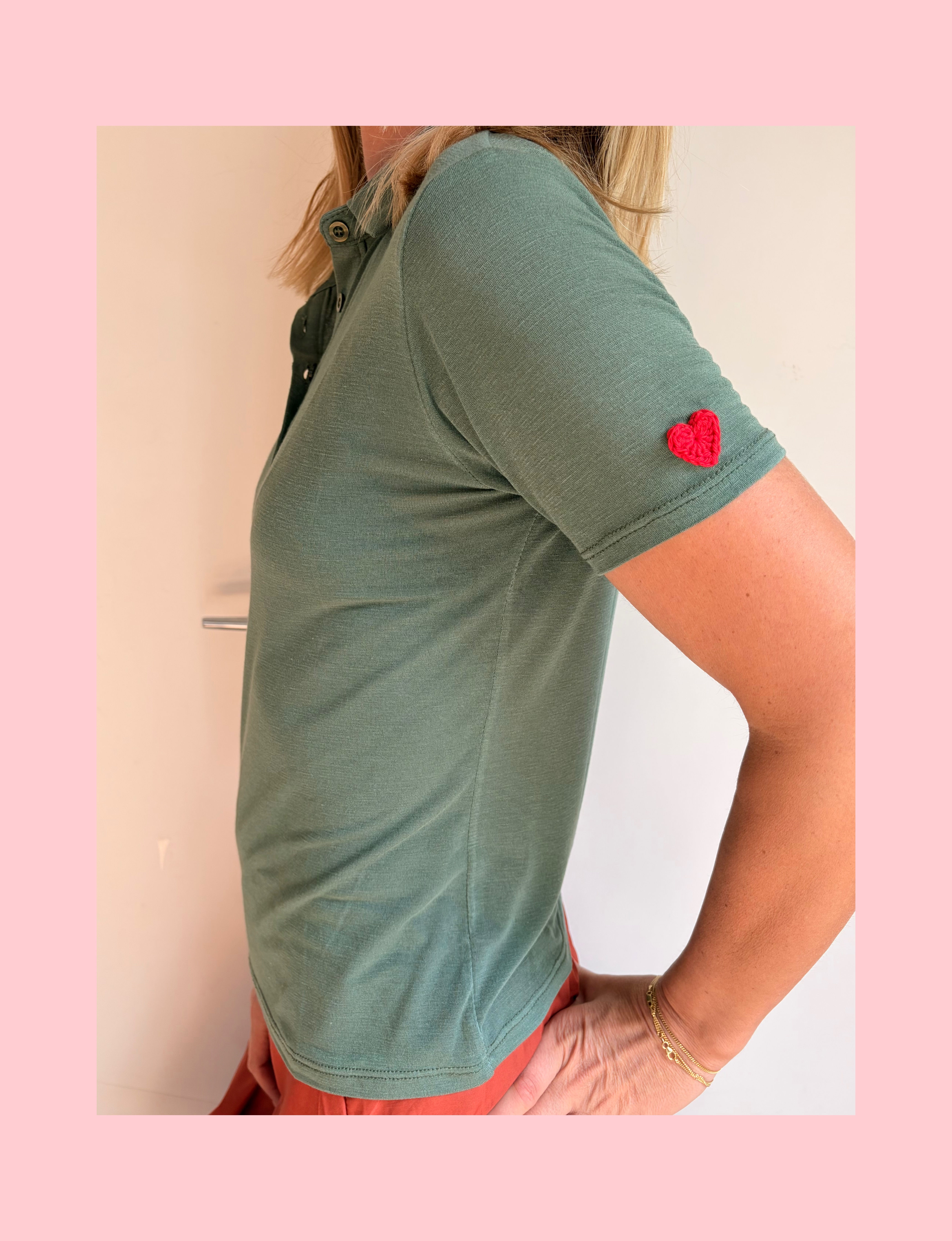 La polo seta militare