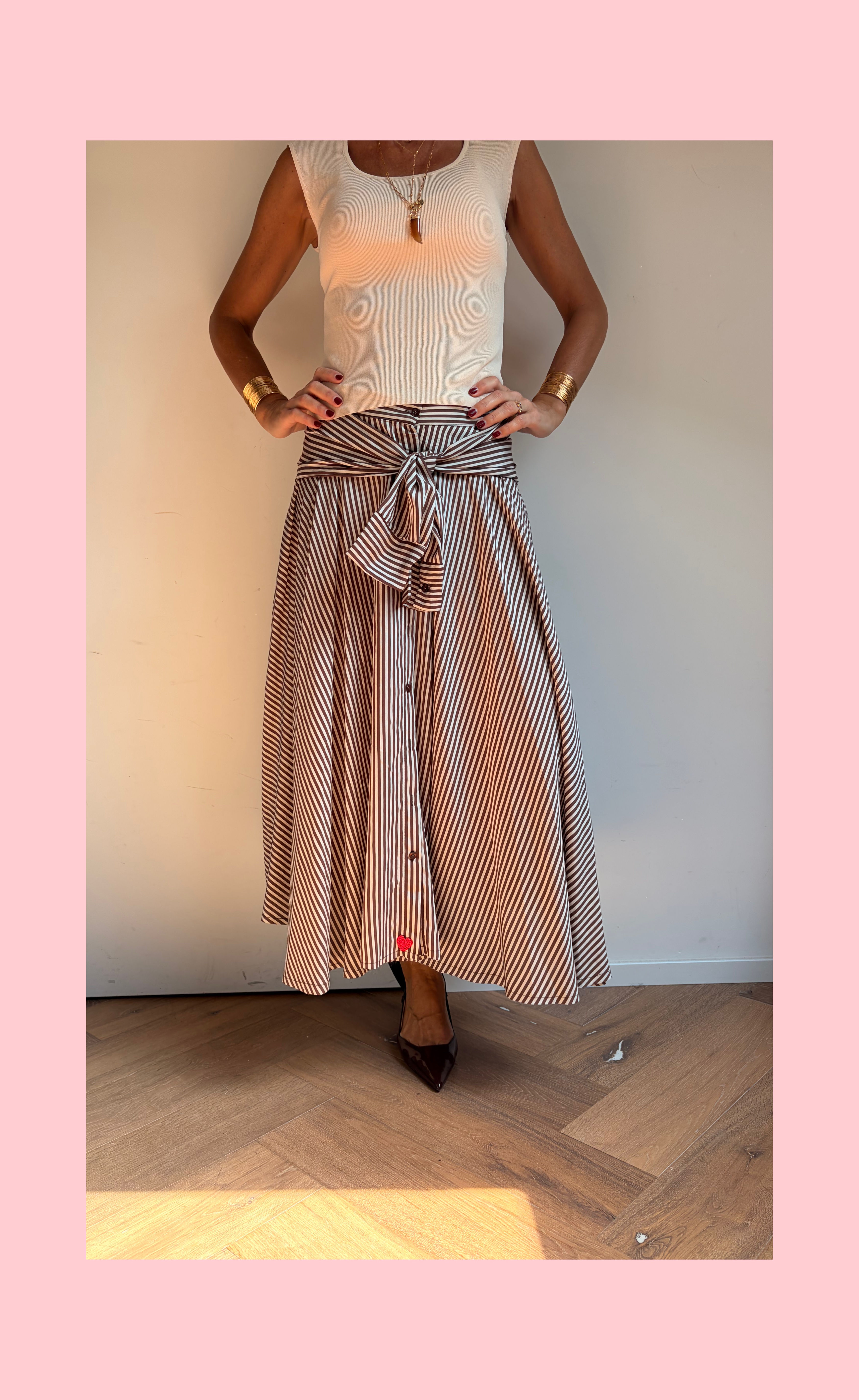 La gonnacamicia cioccolato