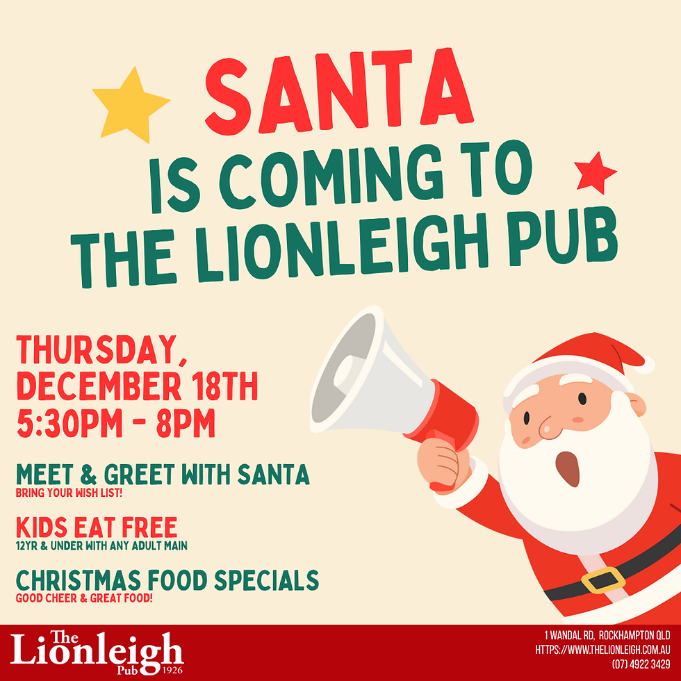 Santa's Coming to The Lionleigh!