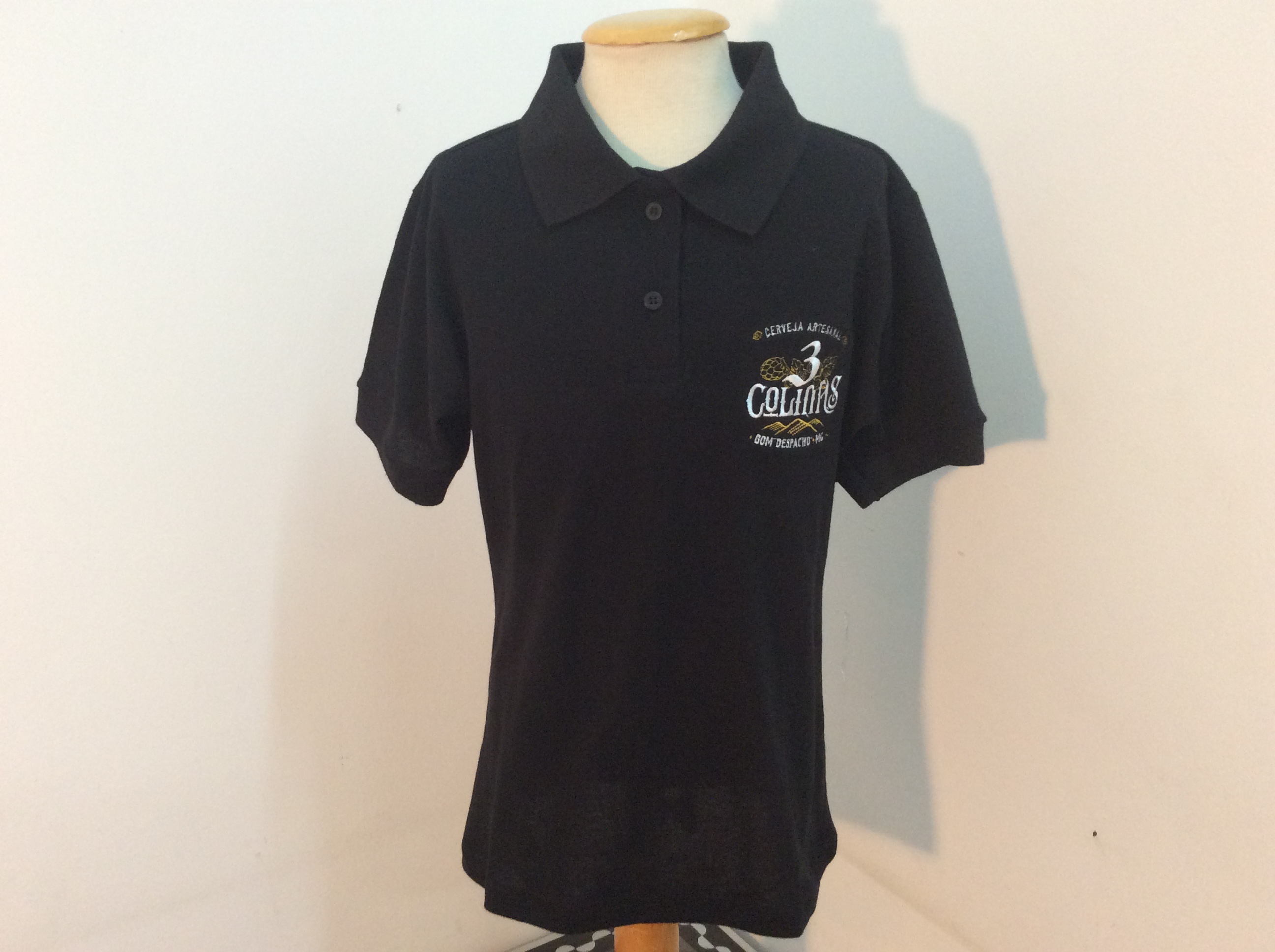 CAMISA GOLA POLO PRETA